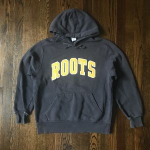 Roots Athletics Embroidered Spellout Hoodie